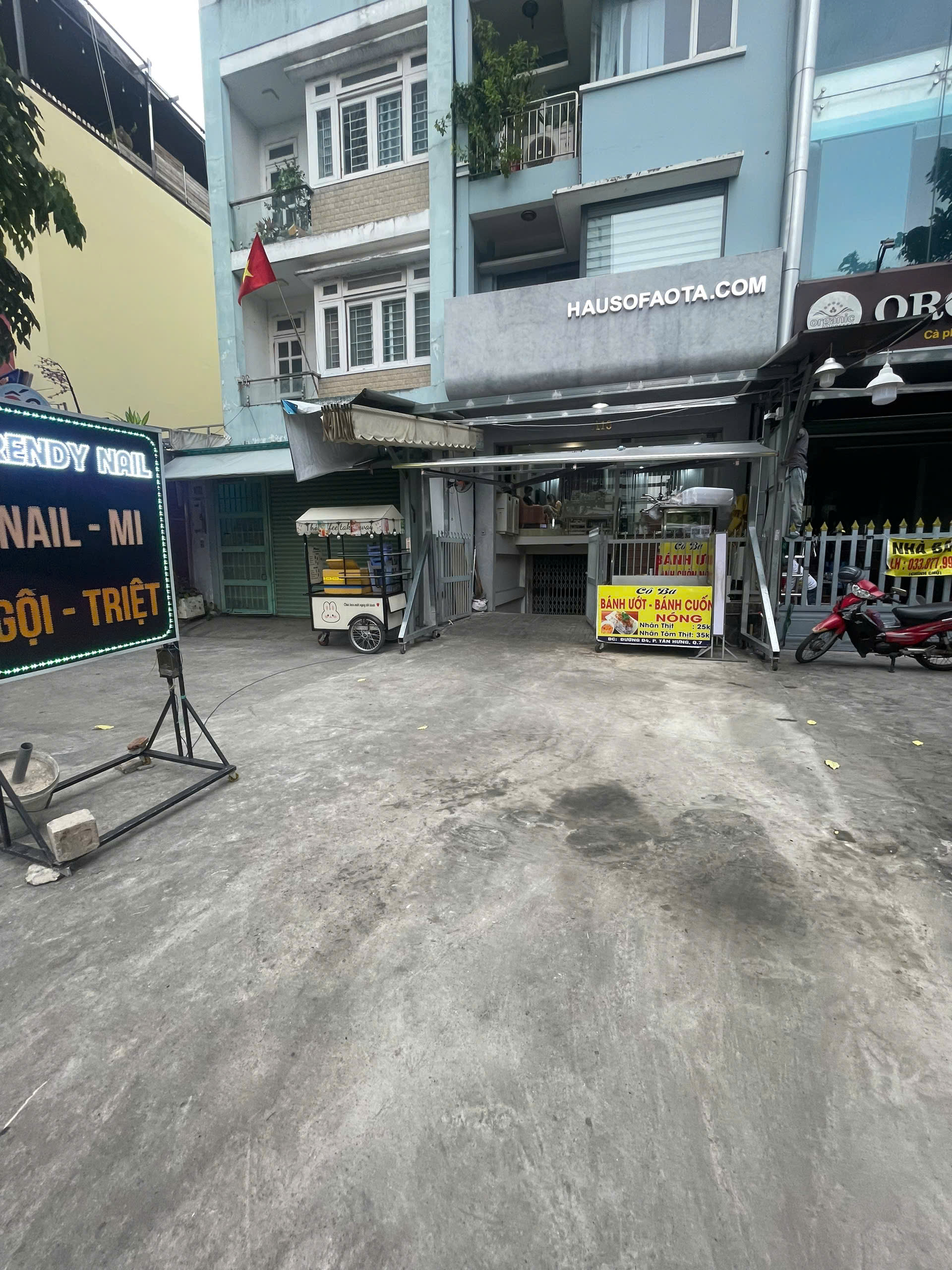 Quận 7 ! CHỐT NHANH , CHO THUÊ MB VỈA HÈ 50 m2 ( 5m x 10m ) BAO ĐẸP , ĐỐI DIỆN CC CAO CẤP HIM LAM, - Ảnh 1