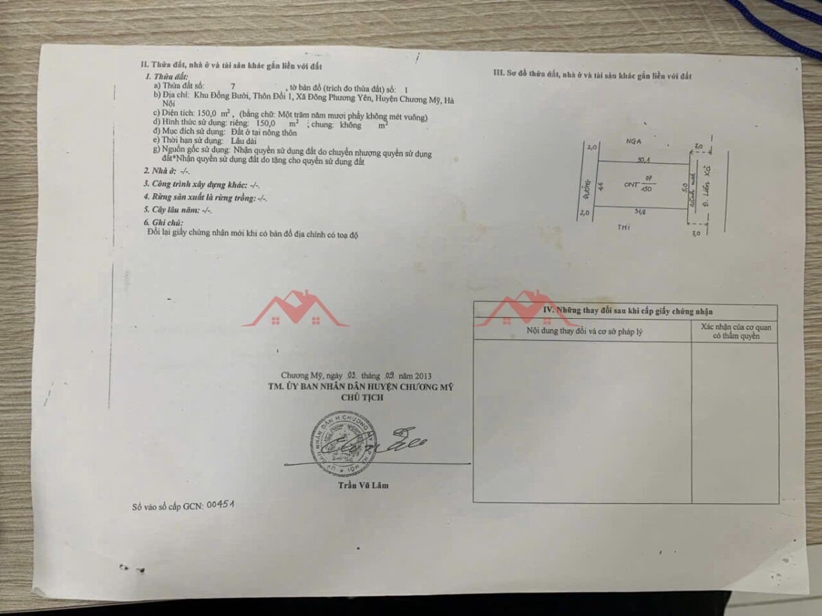 CHÍNH CHỦ CẦN BÁN LÔ ĐẤT 150M TẠI ĐÔNG PHƯƠNG YÊN-CHƯƠNG MỸ-HÀ NỘI - Ảnh 3