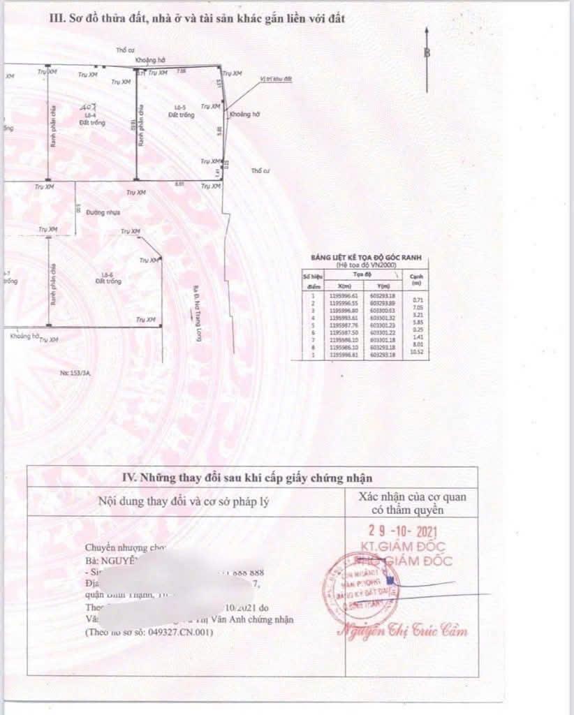 Bán đất góc 2MT Lạc Long Quân, phường 10, Tân Bình (5*11) chỉ 7 tỷ HXH - Ảnh chính