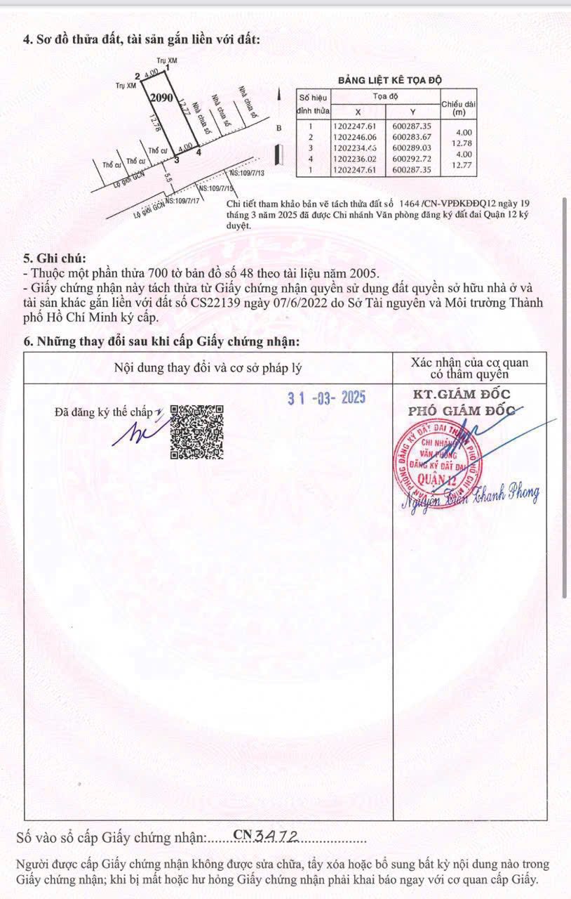 BÁN ĐẤT GIÁ TỐT, ĐƯỜNG THẠNH XUÂN 22, HẺM 6M XE HƠI, CHỈ NHỈNH 3 TỶ - Ảnh 2