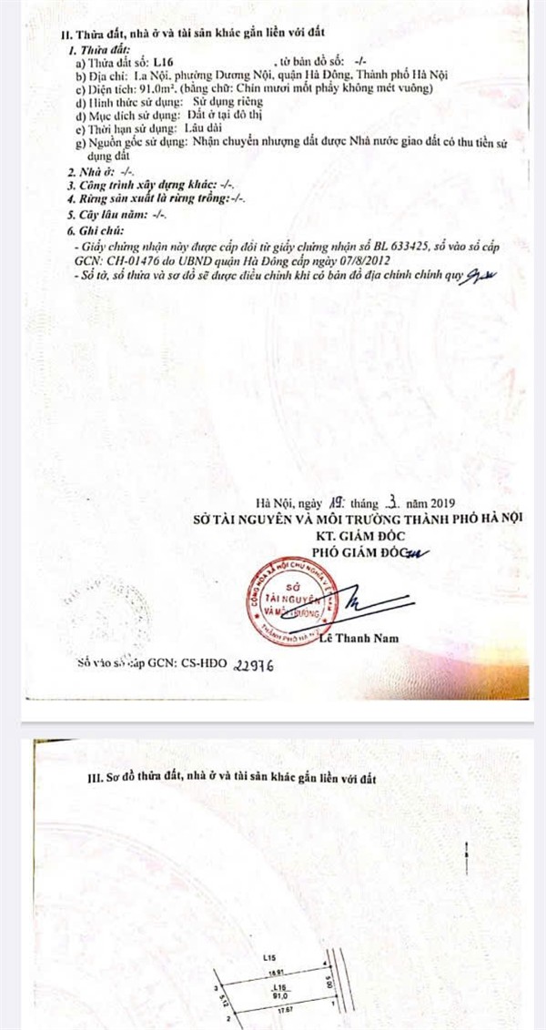 ĐẤT ĐẸP - GIÁ TỐT - CHÍNH CHỦ CẦN Bán Lô Đất Vị Trí Đẹp Tại La Nội, Dương Nội, Hà Đông - Ảnh 1
