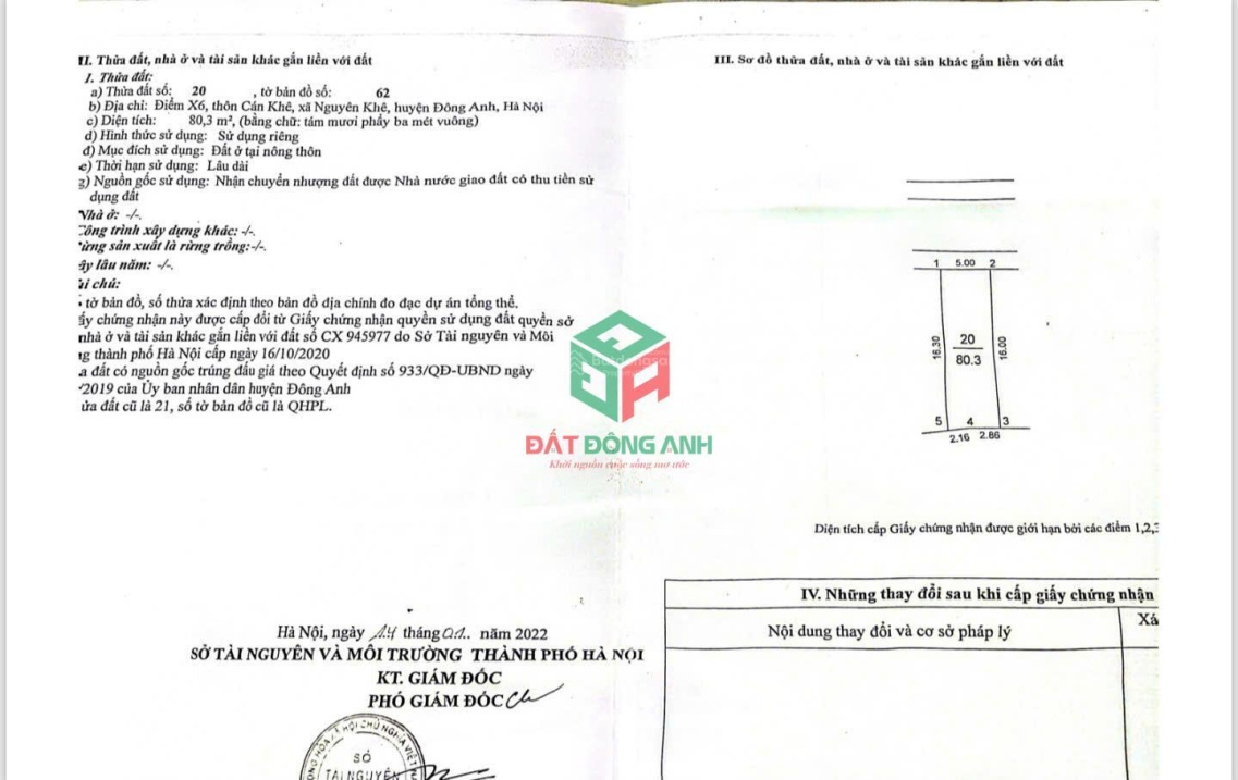 Bán đất đấu giá X6 Cán Khê Nguyên Khê - Quy hoạch đẹp - Ảnh 2