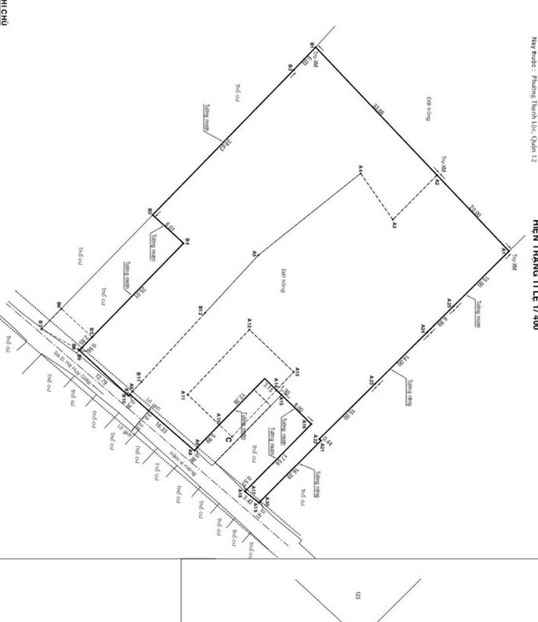 SIÊU PHẨM PHÂN LÔ – ĐẤT LỚN P.THẠNH LỘC, Q12 – 3.298m² ĐẤT Ở, GIÁ CHỈ 22TR/M² - Ảnh chính