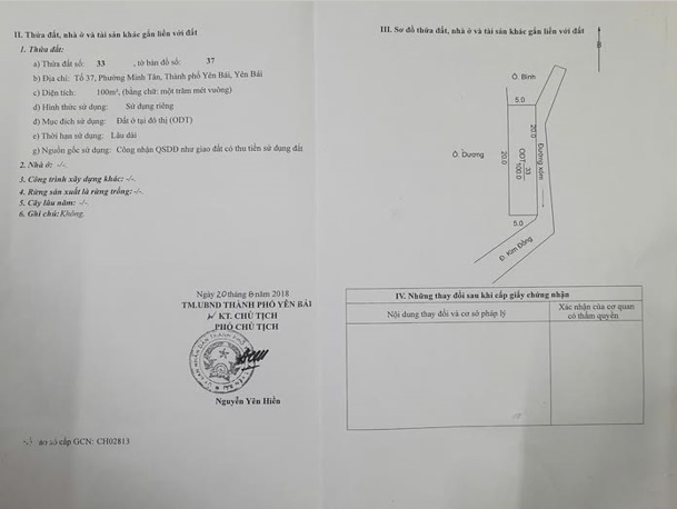 ⭐Chính chủ bán đất ngõ 327 Kim Đồng (P.Minh Tân, TP.Yên Bái cũ), P.Yên Bái, Lào Cai, 0917398179 - Ảnh 1