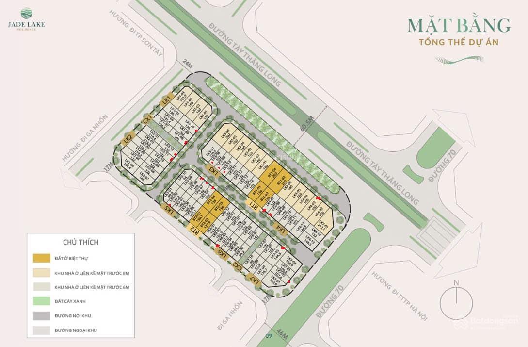 Bán căn Liền kề 102m2, MT 6m, đường 13m, có vay bank- Dự án Jade Lake Residence - Ảnh 3