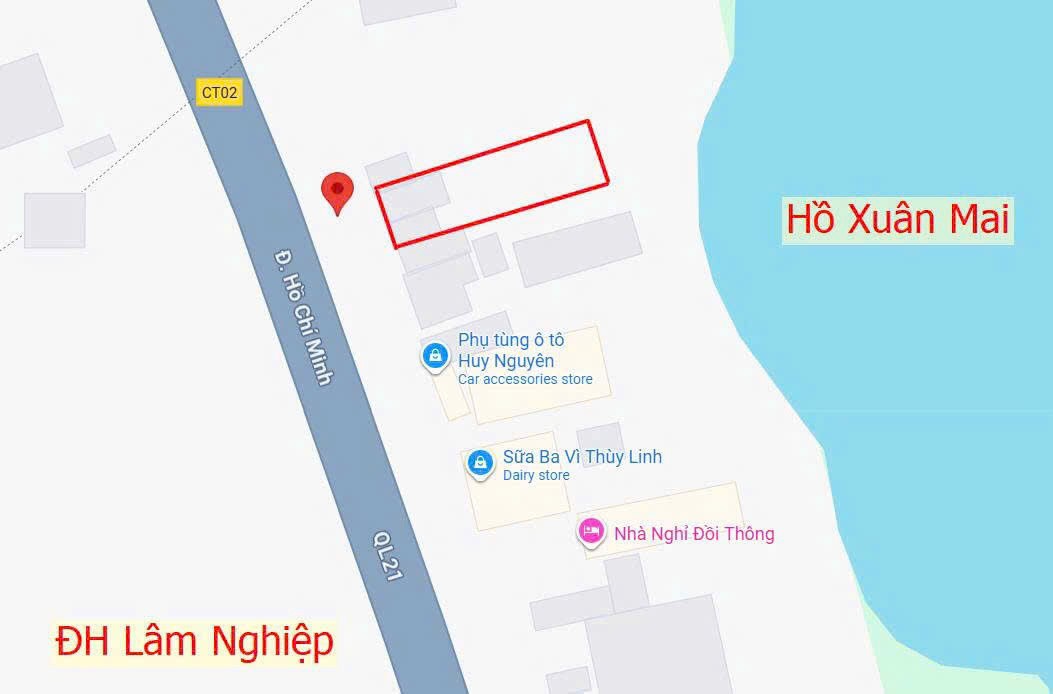 [Chính chủ] Bán lô đất 1000m2 mặt tiền 20m bám đường QL21 đối diện ĐH Lâm Nghiệp, view Hồ Xuân Mai - Ảnh 3