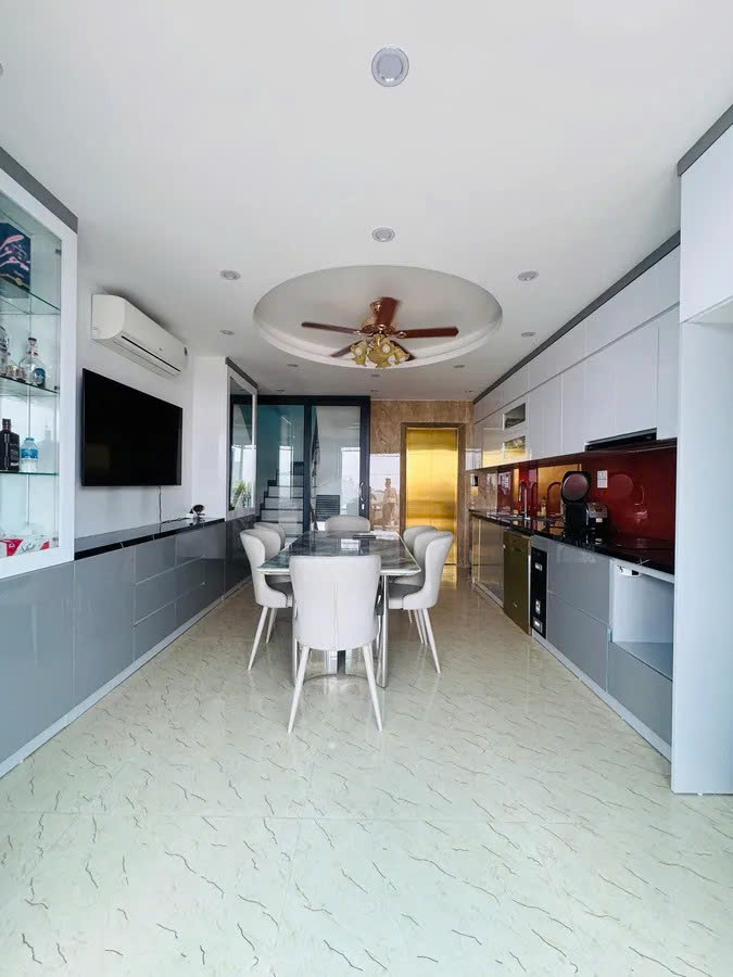 NHÀ MỚI XÂY ĐỘC LẬP 2 THOÁNG Ô TÔ VÀO NHÀ Ngọc Thụy 48m2 X 7 tầng X 13.05 tỷ Long Biên. - Ảnh 2