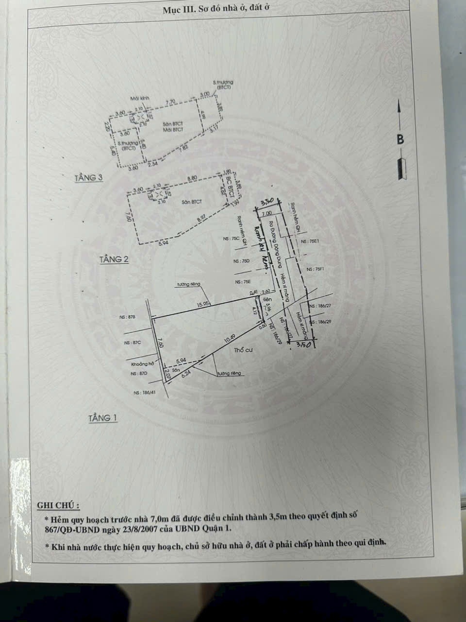 Chính Chủ Bán Mặt Tiền Đặng Dung, P.Tân Định, Q.1. Dt: (4.1 X 17m), Giá Chỉ 22 Tỷ, Tell: - Ảnh 4
