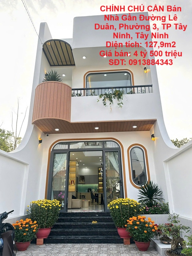 NHÀ ĐẸP - GIÁ TỐT - CHÍNH CHỦ CẦN Bán Nhà Gần Đường Lê Duân, Phường 3, TP Tây Ninh, Tây Ninh - Ảnh chính
