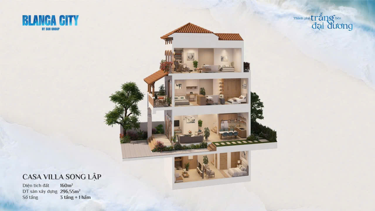 Biệt thự Blanca - Casa Vũng Tàu sở hữu lâu dài DK thanh toán 25% ~ 6,5 tỷ nhận nhà vận hành ngay - Ảnh 1