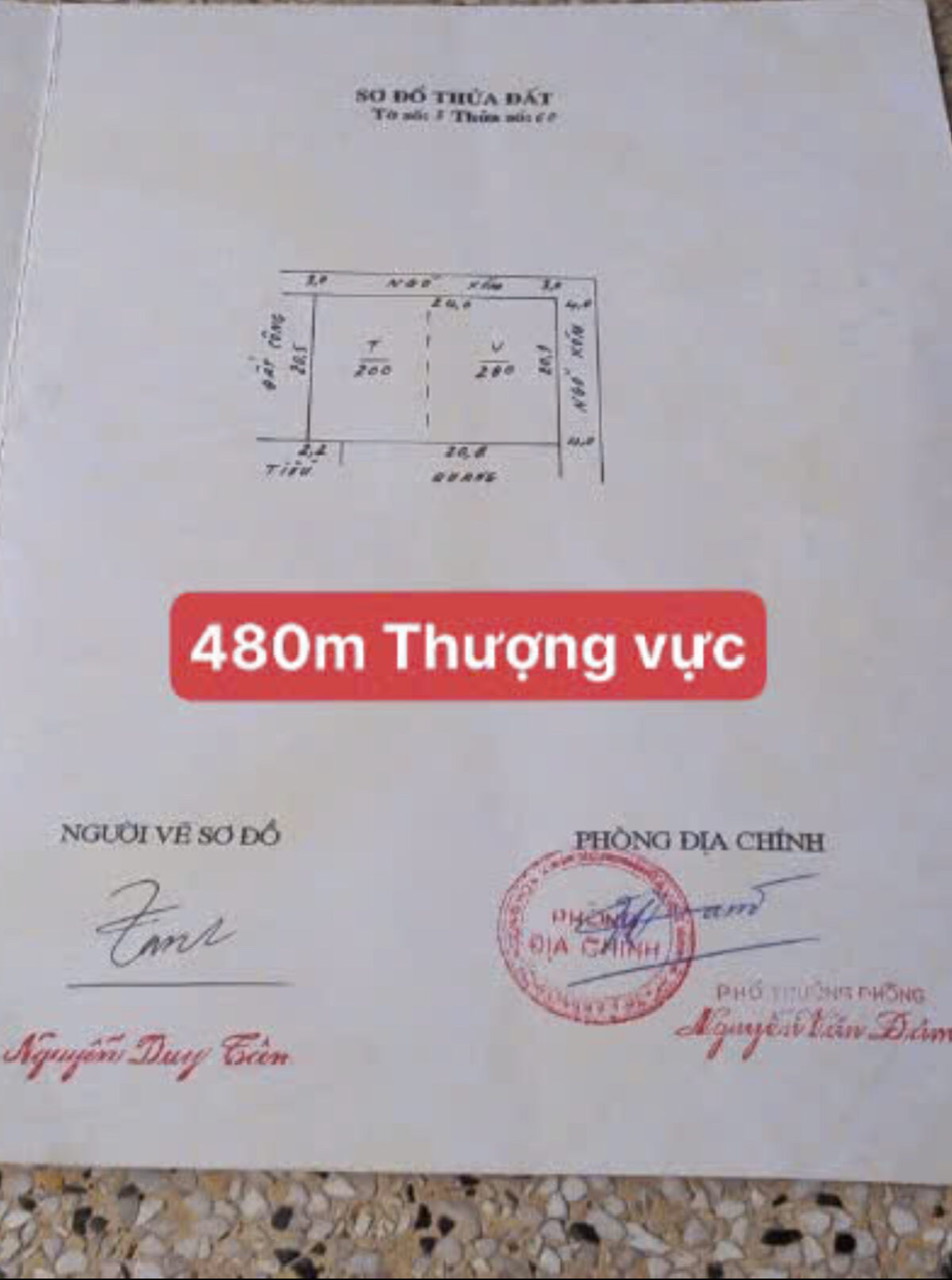 CHÍNH CHỦ CẦN BÁN LÔ ĐẤT 480M TẠI THƯỢNG VỰC-CHƯƠNG MỸ-HÀ NỘI - Ảnh 3