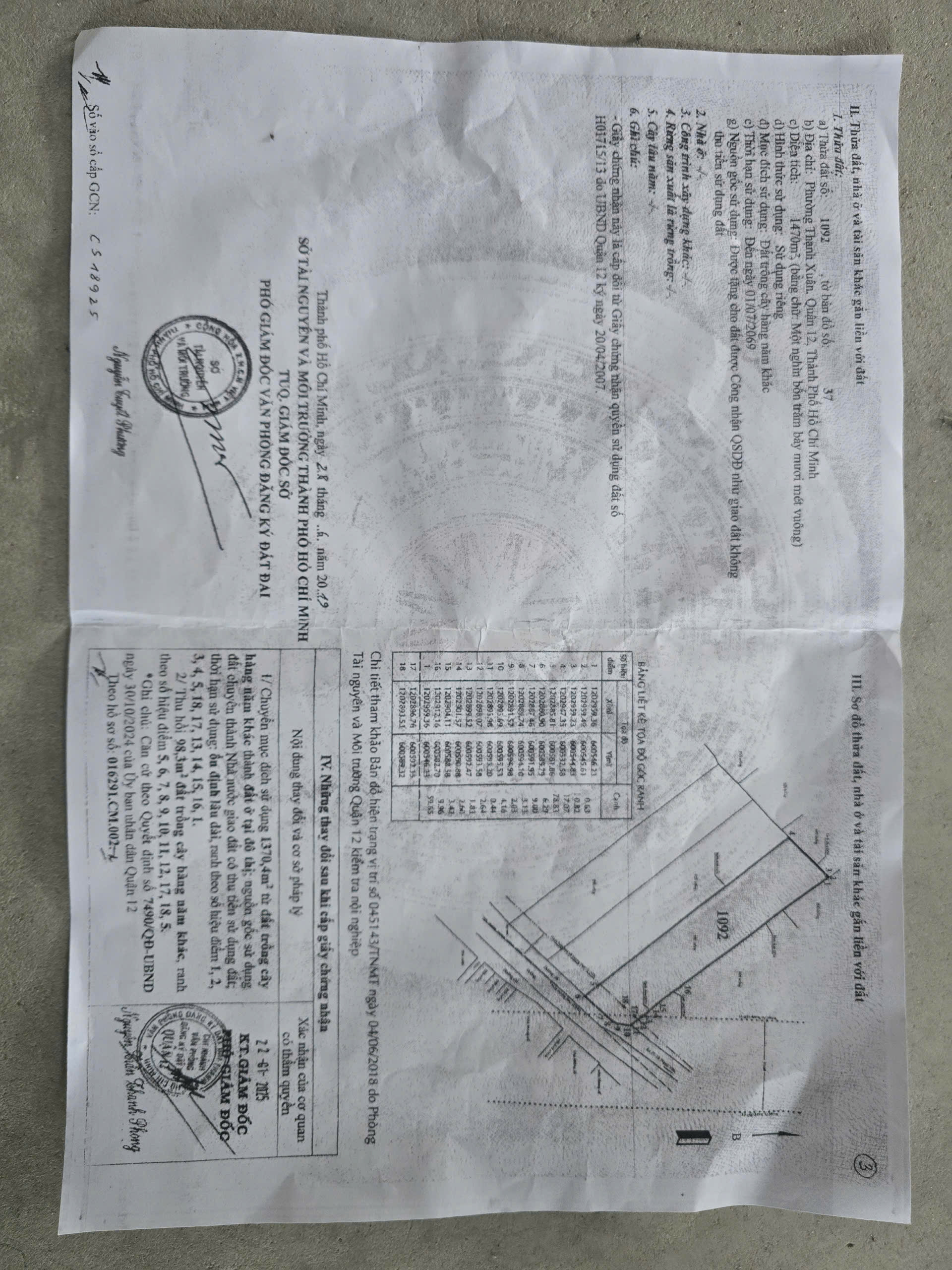 TỪ 140 TỶ CHỈ CÒN 99 TỶ – ĐẤT MẶT TIỀN TX22, Q.12 – FULL THỔ CƯ 100% - Ảnh 1