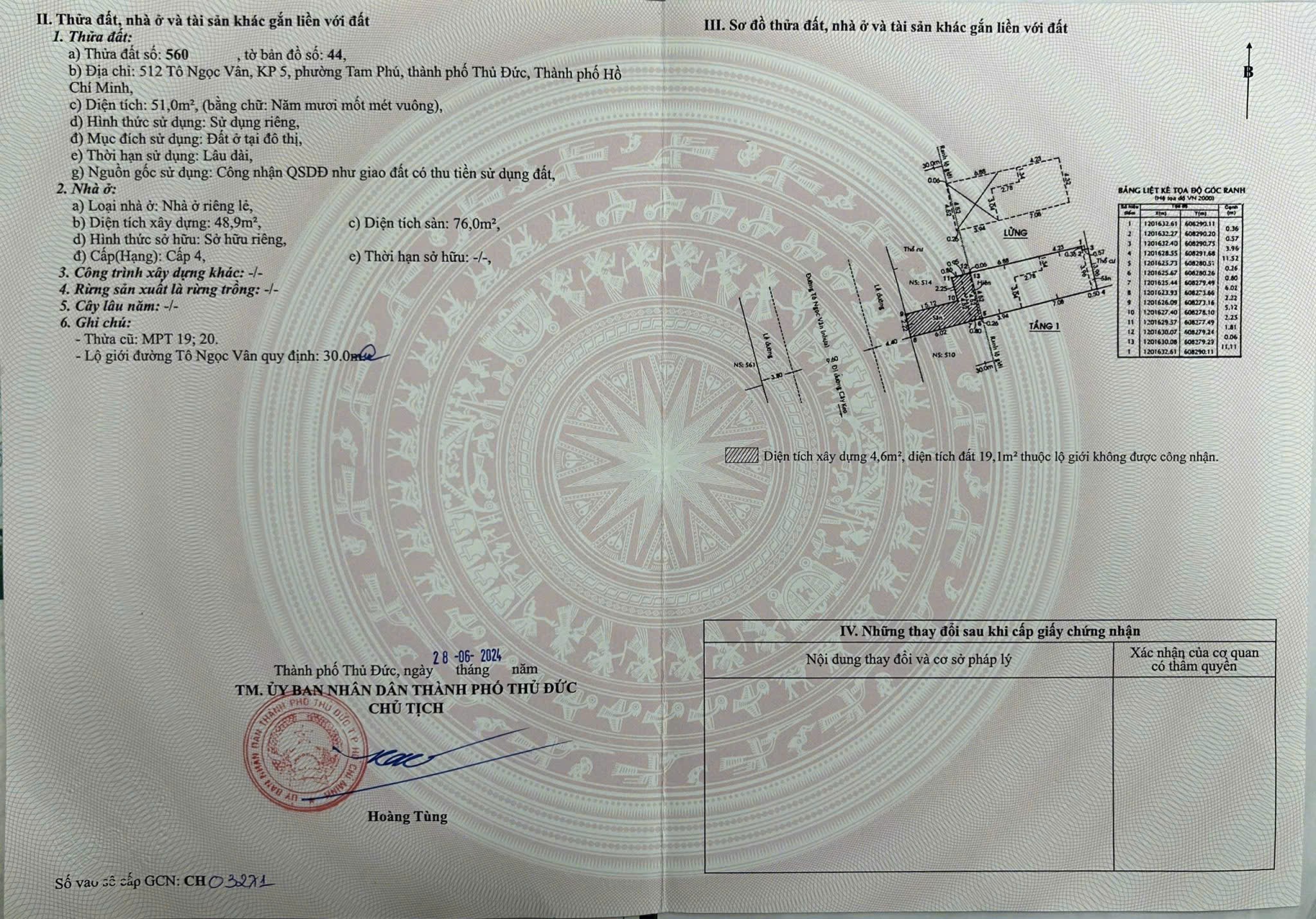 Nhà Đẹp - Giá Ưu Đãi - Chính Chủ Cần Bán Nhanh Căn Nhà 512 Tô Ngọc Vân, KP5 Tam Phú, TP Thủ Đức - Ảnh 1