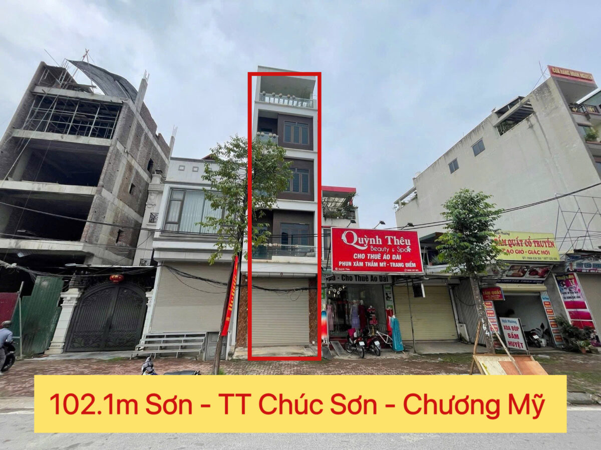 CHÍNH CHỦ CẦN BÁN CĂN NHÀ 5 TẦNG TẠI MẶT ĐƯỜNG QL6A TT CHÚC SƠN-CHƯƠNG MỸ-HÀ NỘI - Ảnh chính