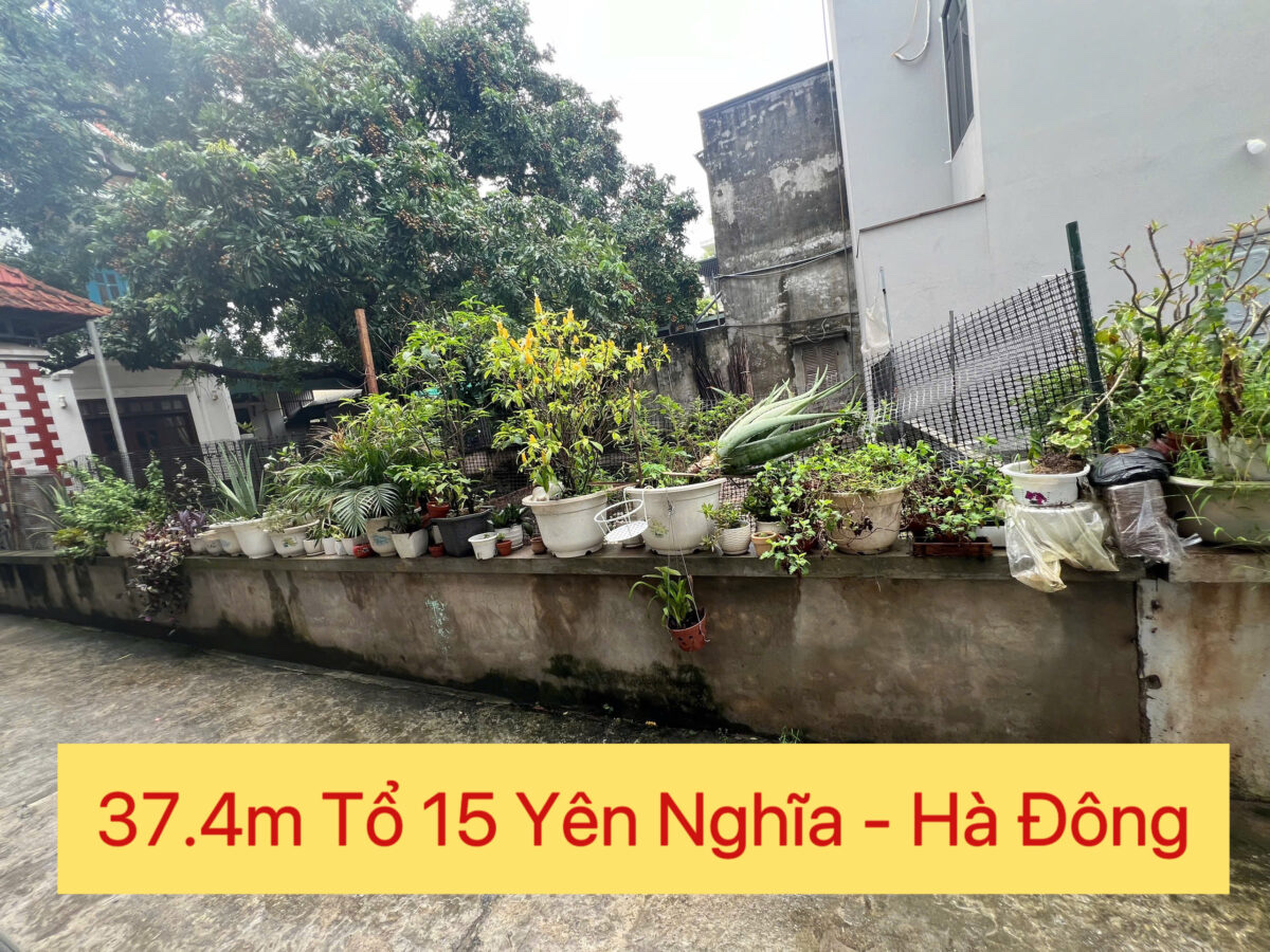 CHÍNH CHỦ CẦN BÁN LÔ ĐẤT 37,4M TẠI YÊN NGHĨA-HÀ ĐÔNG-HÀ NỘI - Ảnh chính