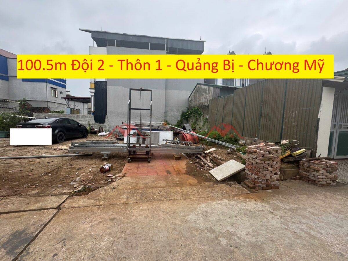 CHÍNH CHỦ CẦN BÁN LÔ ĐẤT 100,5M TẠI QUẢNG BỊ-CHƯƠNG MỸ-HÀ NỘI - Ảnh chính