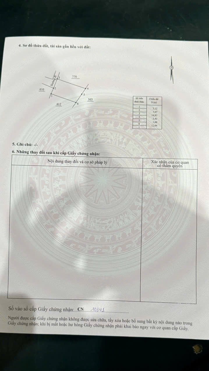 BÁN LÔ ĐẤT ĐƯỜNG Ô TÔTỔ 4 DIÊN LẠC 114m2 GIÁ CHỈ 820tr (Tl) - Ảnh 1