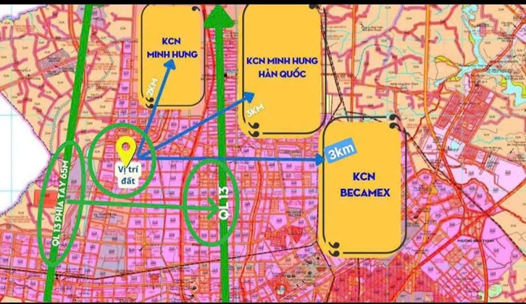 SỞ HỮU NGAY LÔ ĐẤT VỊ TRÍ ĐẸP -  GIÁ TỐT Phường Minh Hưng, TX Chơn Thành, Tỉnh Bình Phước - Ảnh 3