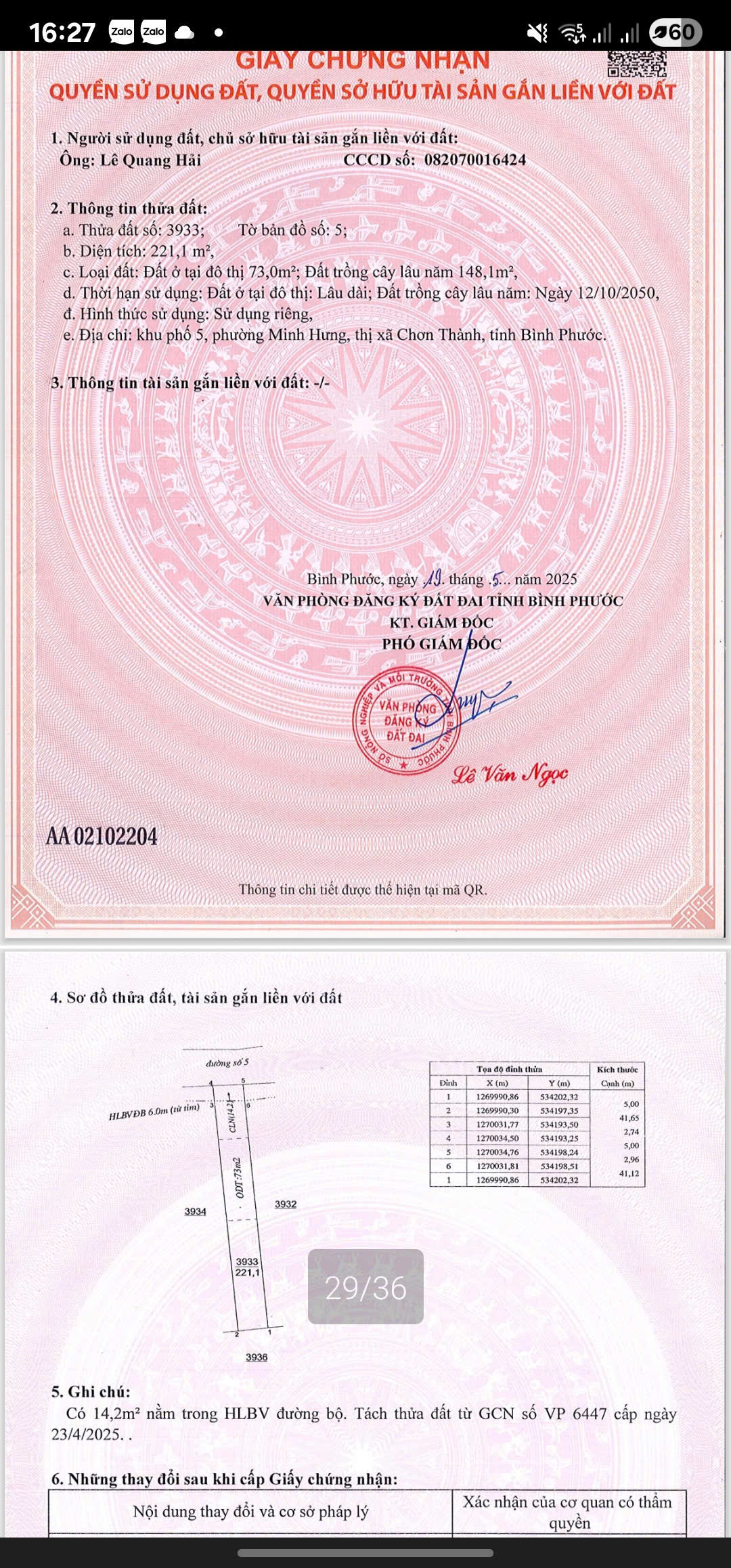 BÁN ĐẤT NGAY TRUNG TÂM CHƠN THÀNH - Ảnh chính