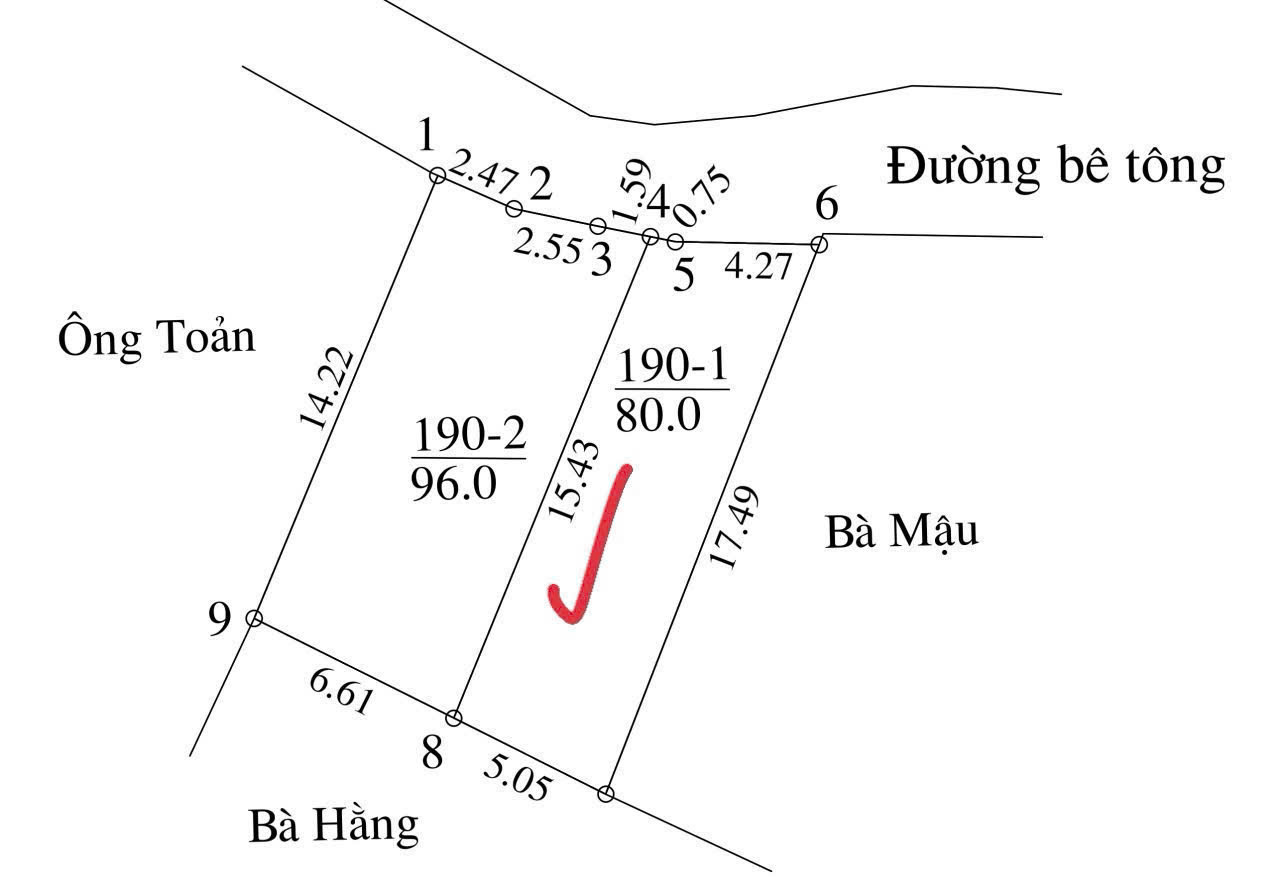 Bán lô đất đẹp 80m2 tại thôn Nam Võng Ngoại, xã Võng Xuyên, Phúc Thọ - Ảnh 3