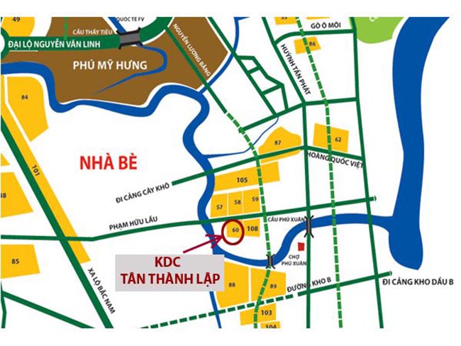 Khu dân cư Tân Thành lập
