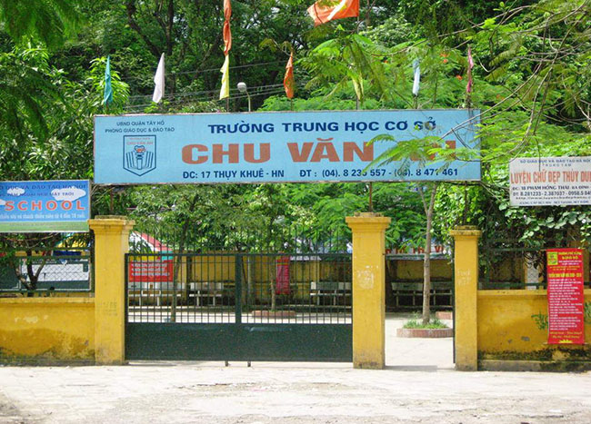 Trường THCS Chu Văn An Thụy Khuê
